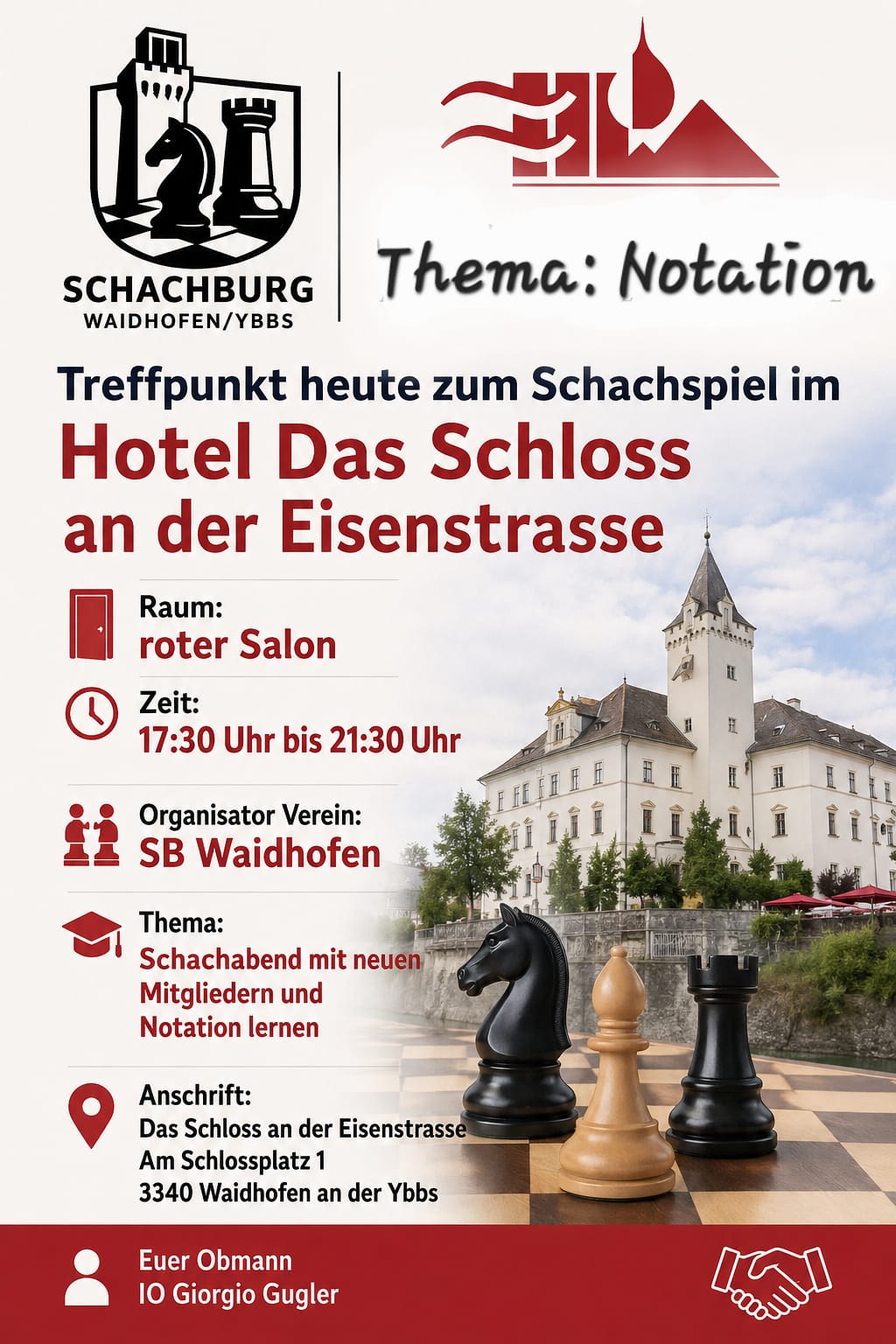 Trainingsankündigung 16.6.2026